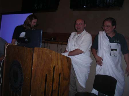 Photo courtesy of Michael Ormes
Catherine Walker, Mauro Rech, and Tony Lin