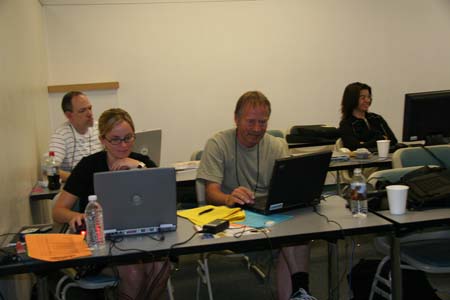 Hands-on ToolBook training with Lee Karns. 